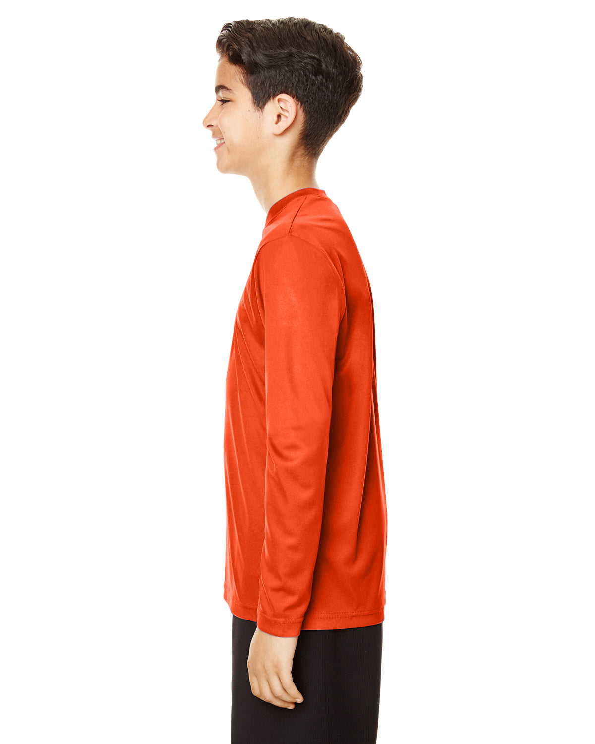 Youth Zone Performance Long-Sleeve T-Shirt - Sport Orange