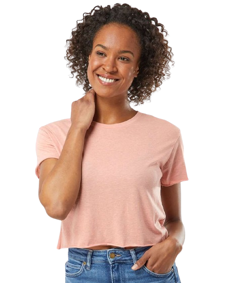 Women's Festival Cali Crop T-Shirt - Desert Pink