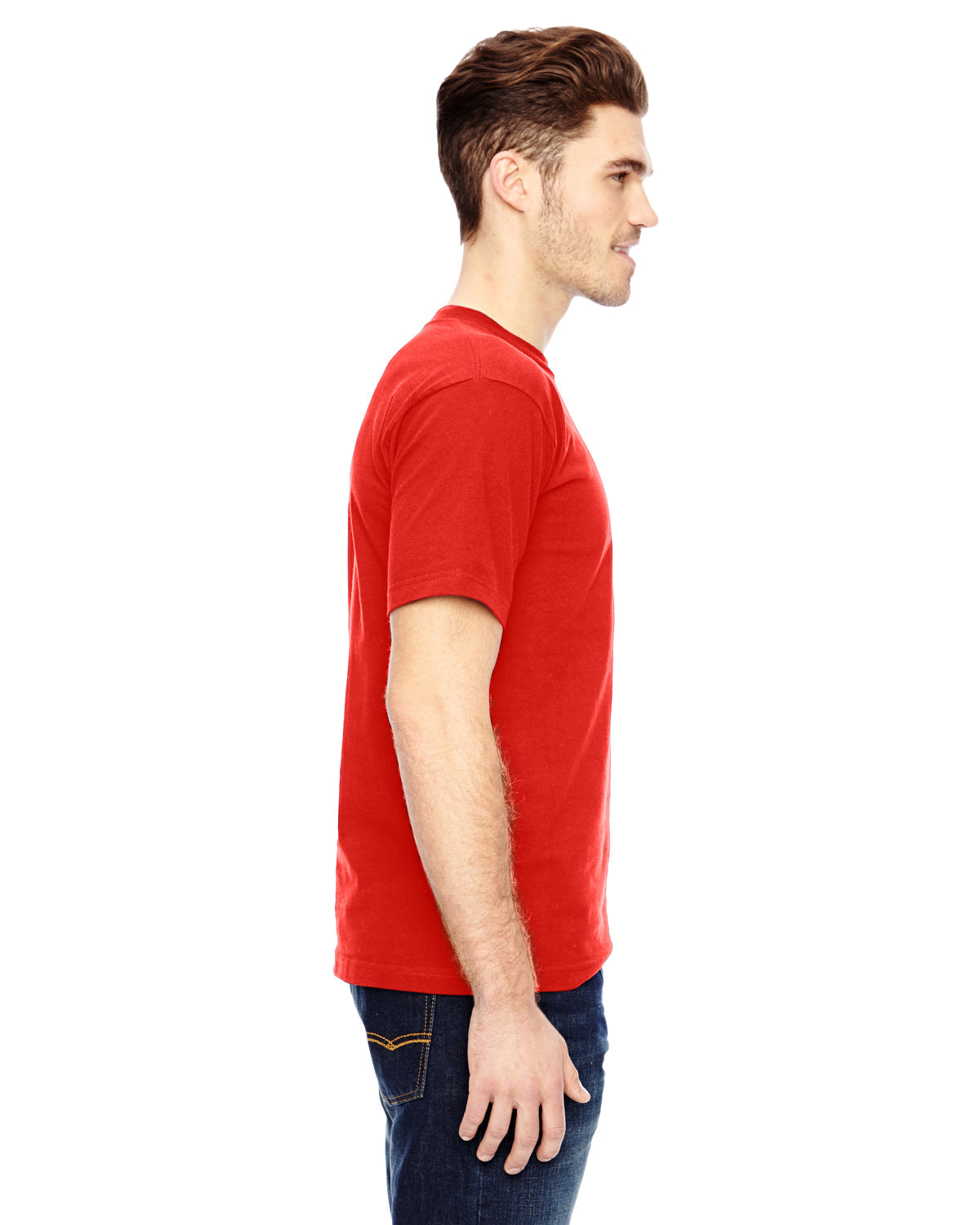 Unisex 100% Cotton Pocket T-Shirt - Bright Orange