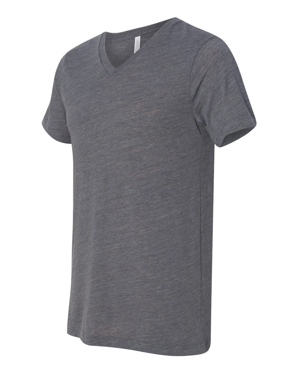 Unisex Jersey Short-Sleeve V-Neck T-Shirt - Asphalt Slub