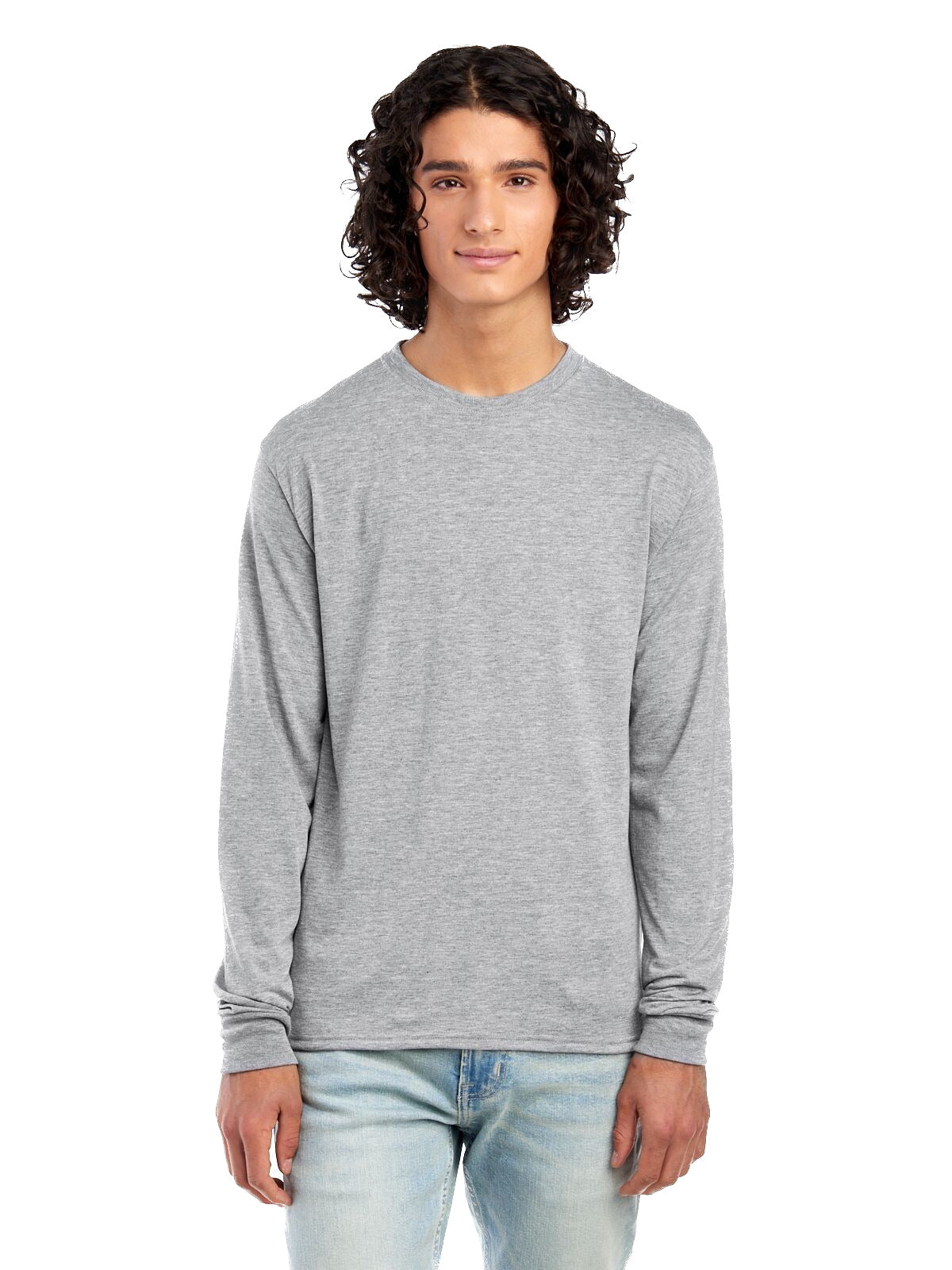 Unisex DRI-POWER® SPORT Long-Sleeve T-Shirt - Athletic Heather