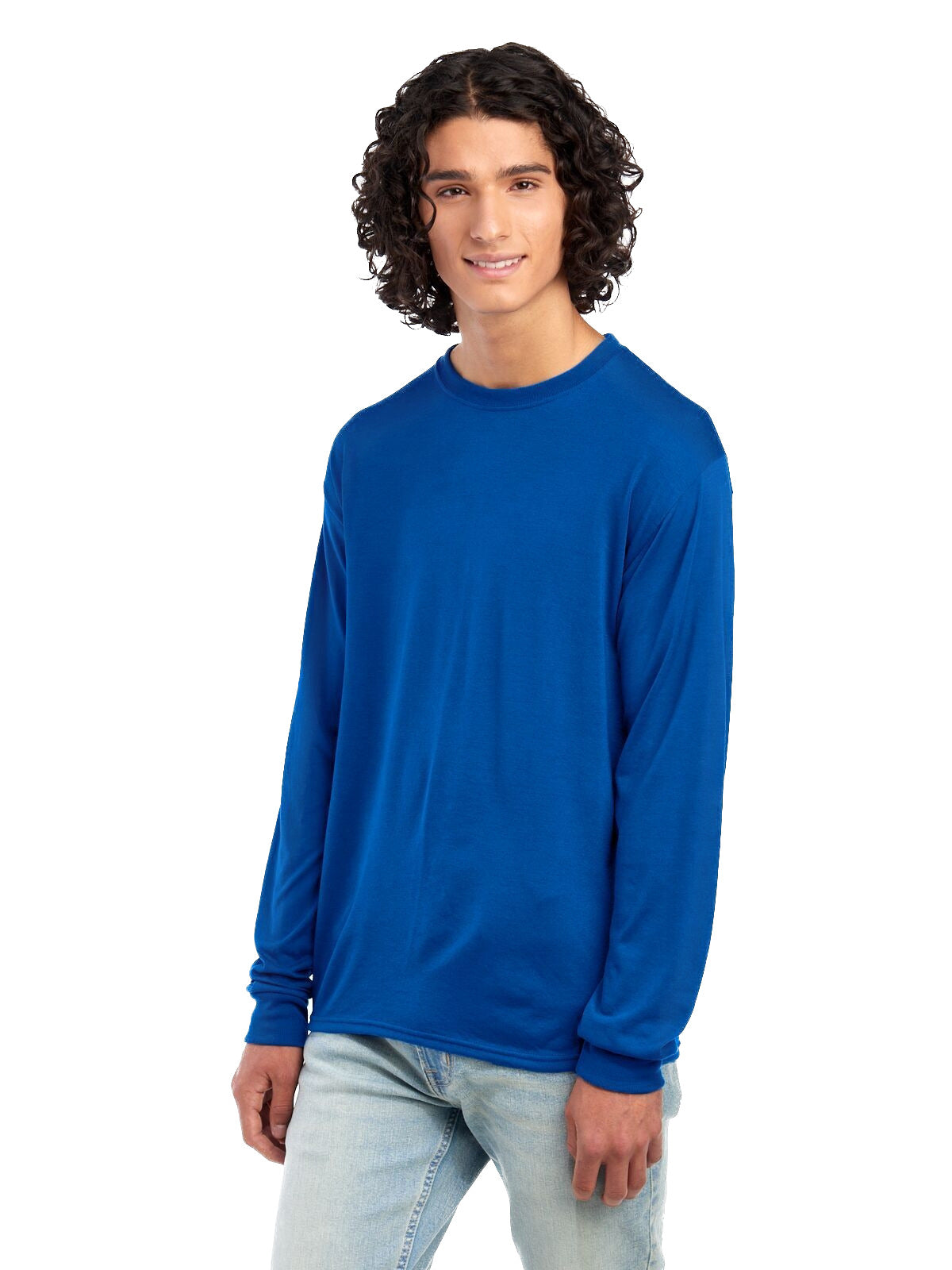 Unisex DRI-POWER® SPORT Long-Sleeve T-Shirt - Royal