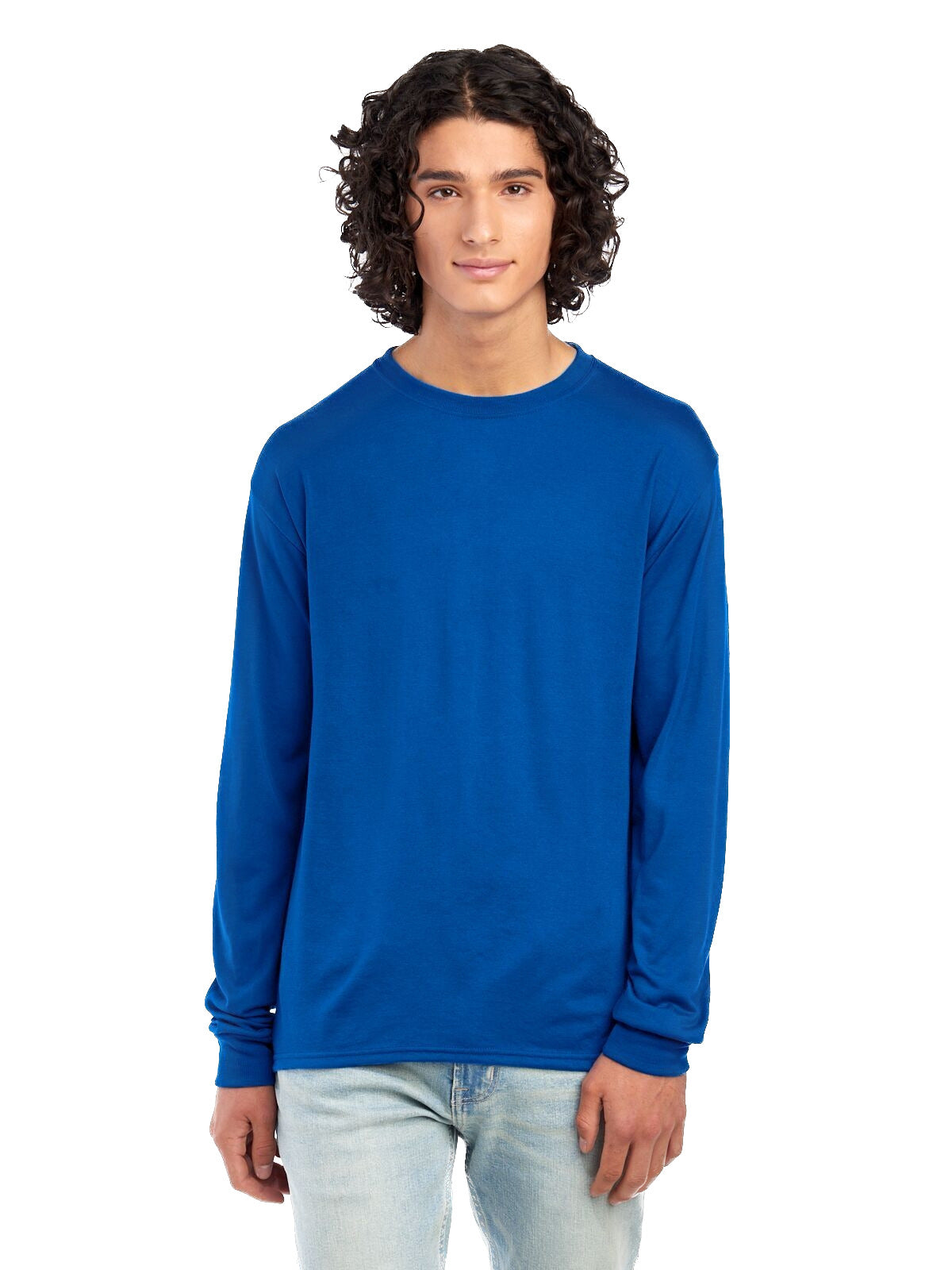 Unisex DRI-POWER® SPORT Long-Sleeve T-Shirt - Royal