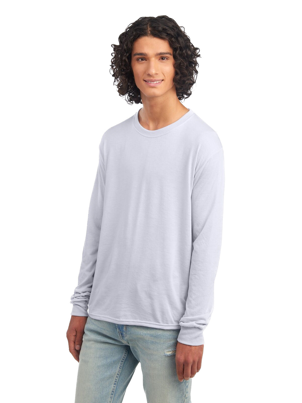Unisex DRI-POWER® SPORT Long-Sleeve T-Shirt - Silver