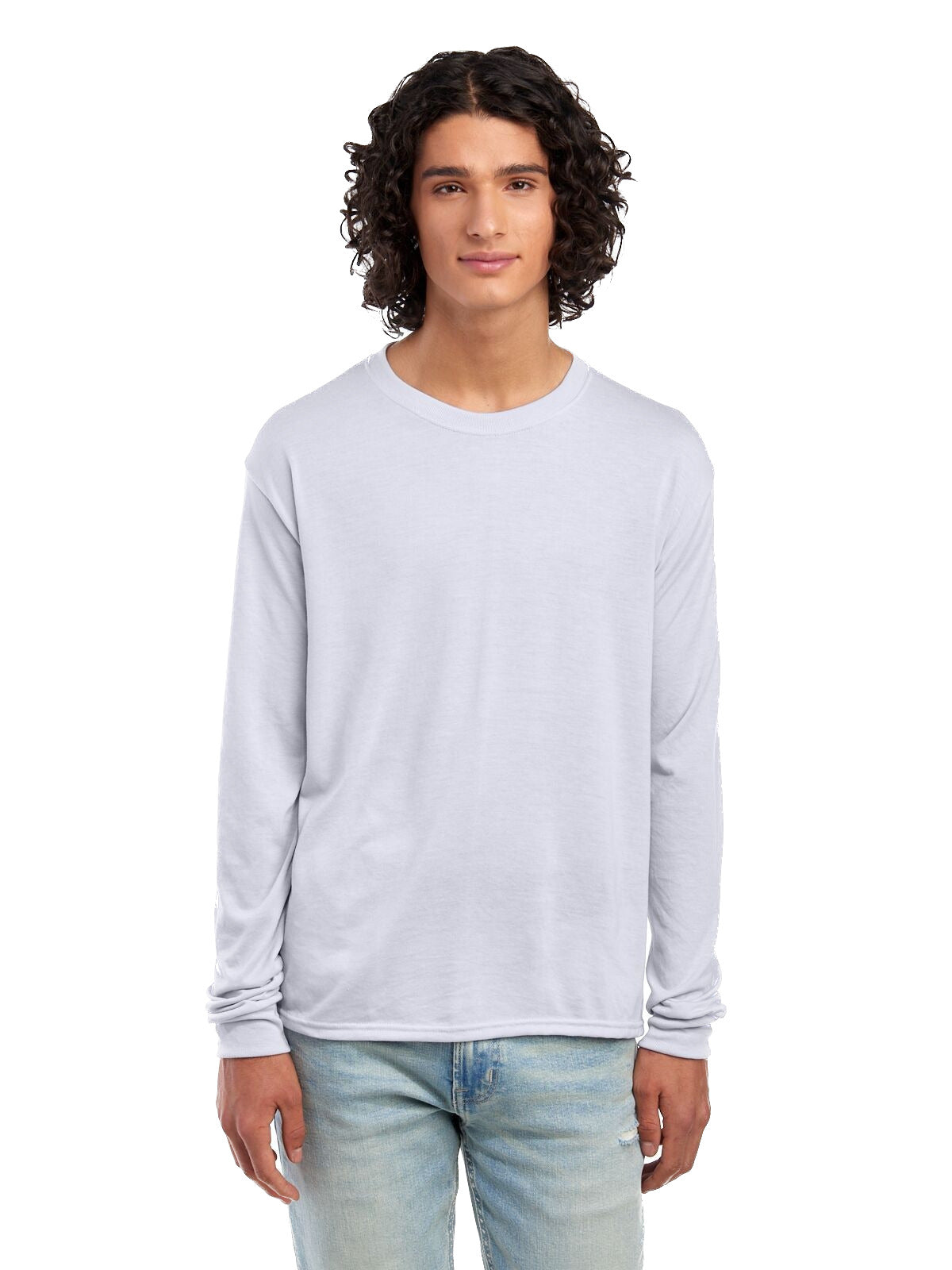 Unisex DRI-POWER® SPORT Long-Sleeve T-Shirt - Silver