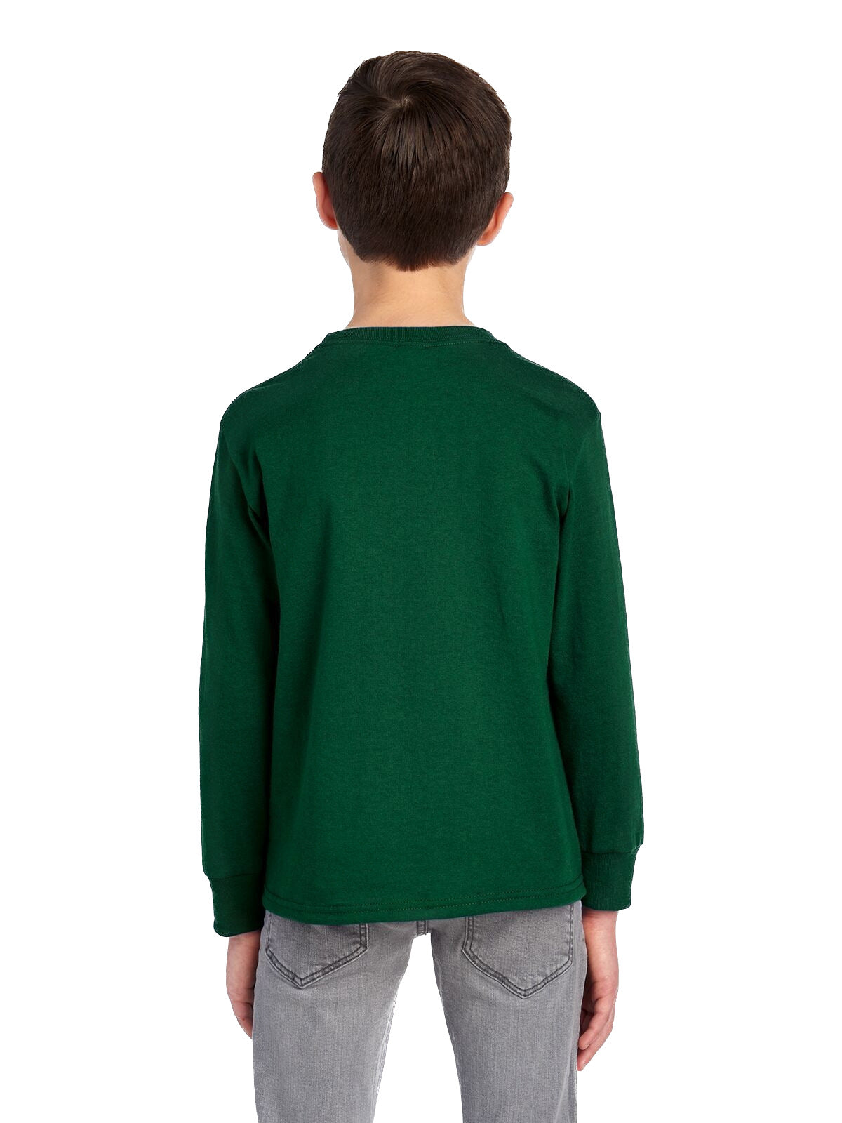 Youth DRI-POWER® ACTIVE Long-Sleeve T-Shirt - Forest Green