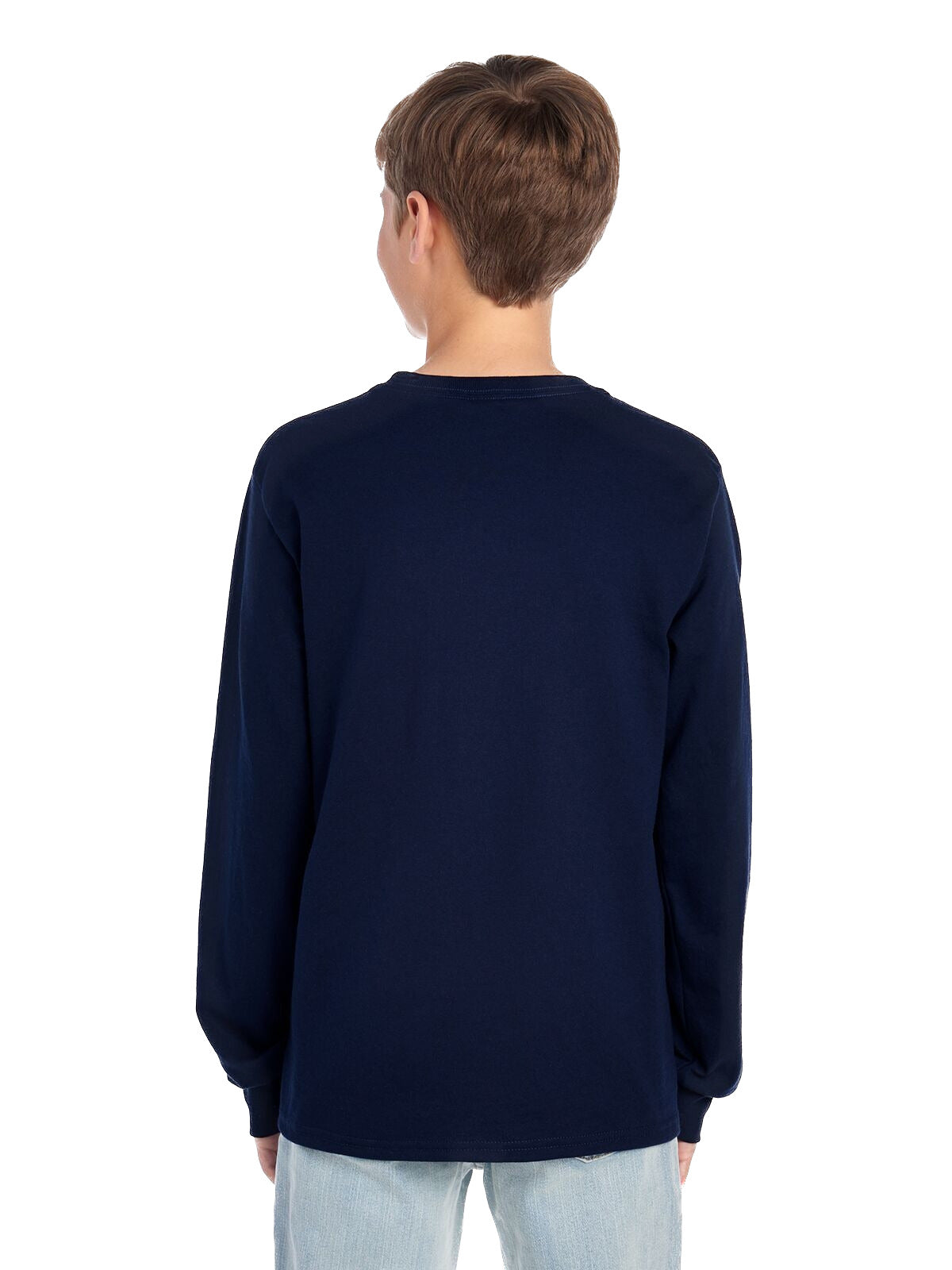 Youth DRI-POWER® ACTIVE Long-Sleeve T-Shirt - J Navy