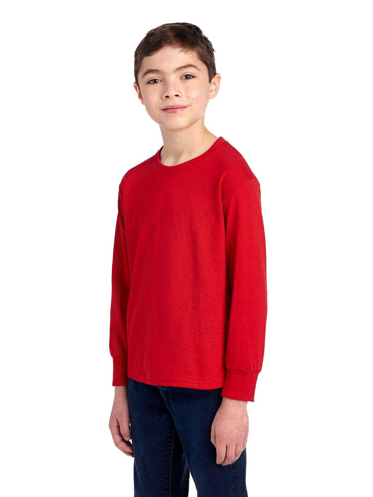 Youth DRI-POWER® ACTIVE Long-Sleeve T-Shirt - True Red