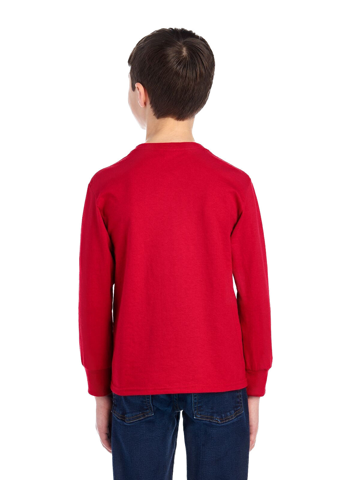 Youth DRI-POWER® ACTIVE Long-Sleeve T-Shirt - True Red