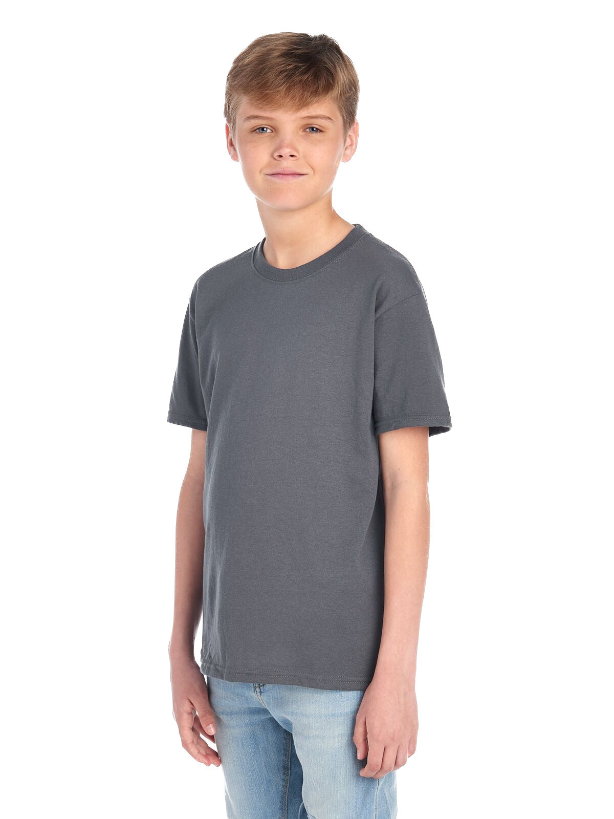 Youth DRI-POWER® ACTIVE T-Shirt - Charcoal Gray