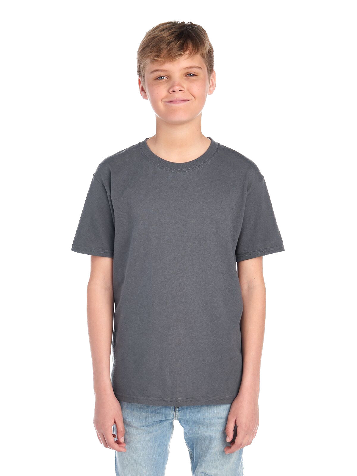 Youth DRI-POWER® ACTIVE T-Shirt - Charcoal Gray