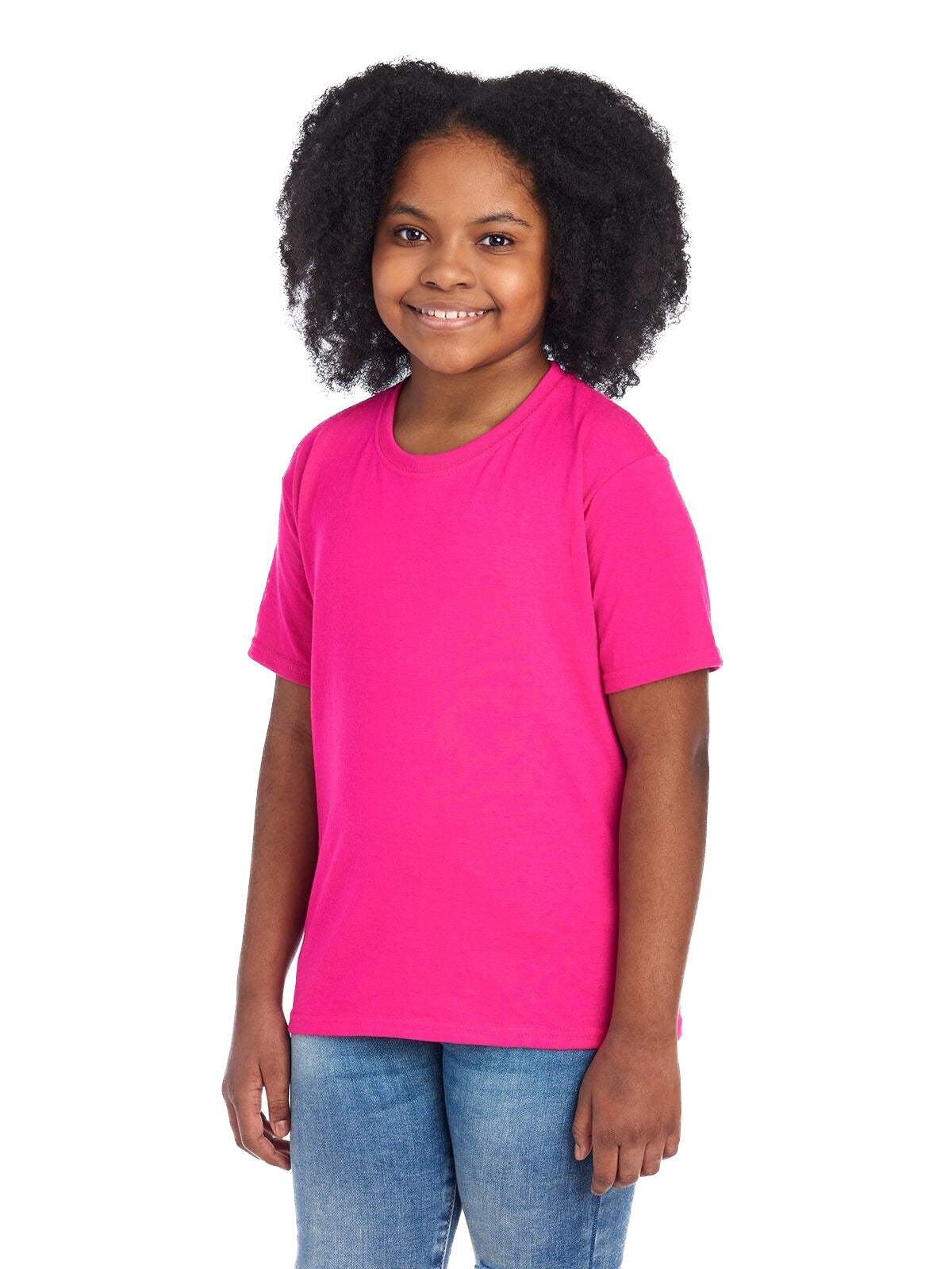 Youth DRI-POWER® ACTIVE T-Shirt - Cyber Pink
