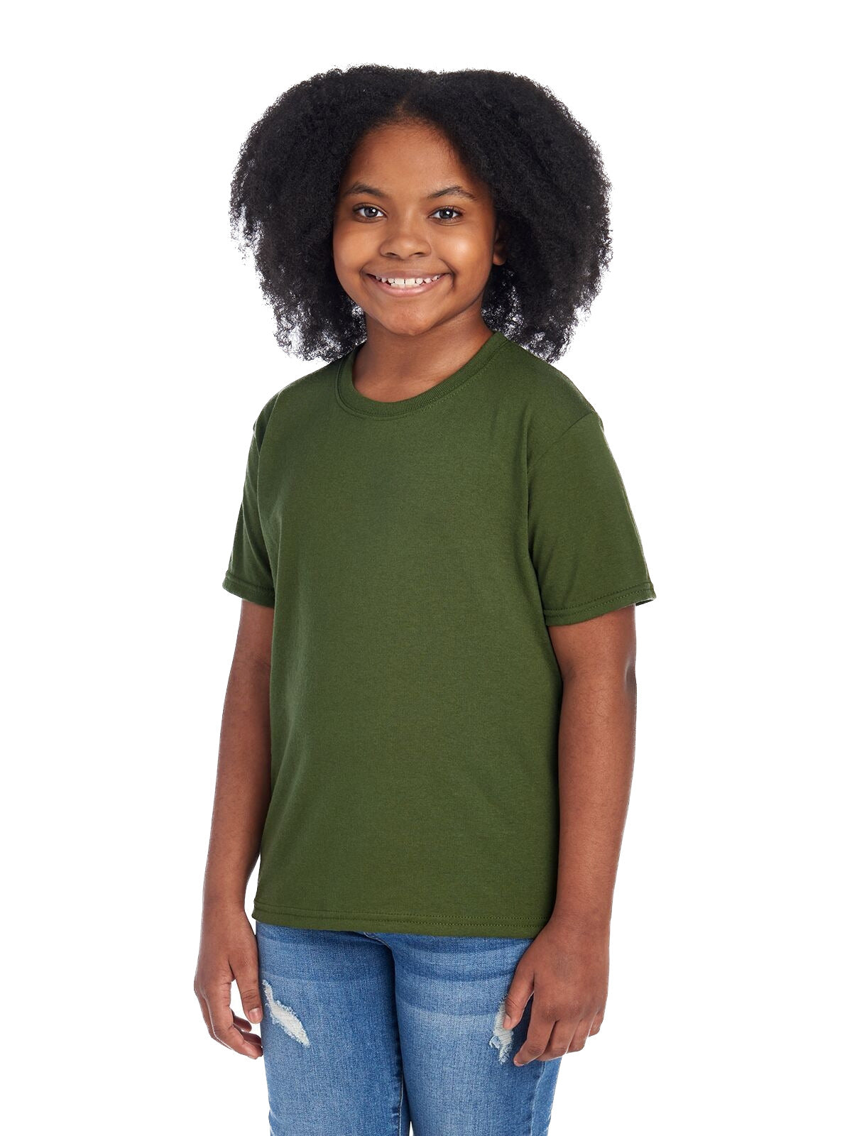 Youth DRI-POWER® ACTIVE T-Shirt - Military Green