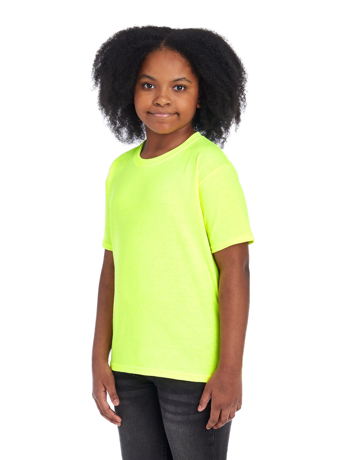 Youth DRI-POWER® ACTIVE T-Shirt - High Viz Safety Green