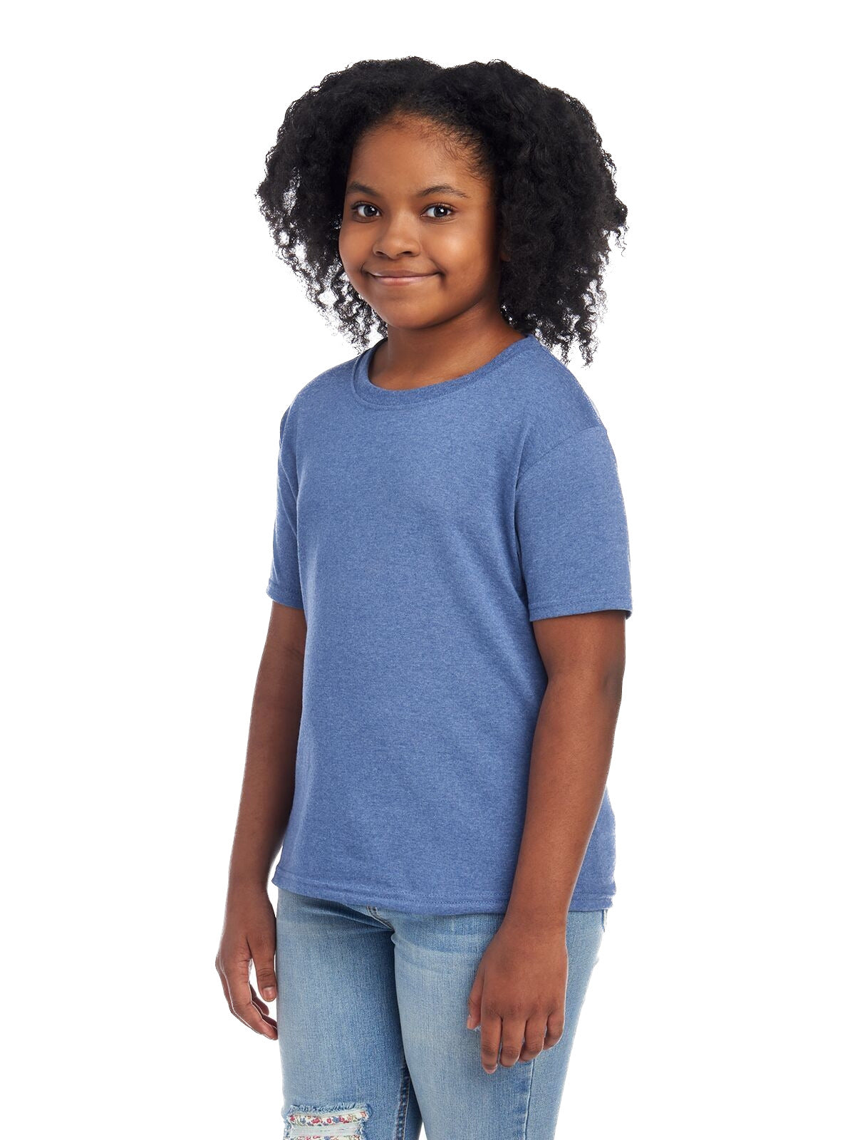 Youth DRI-POWER® ACTIVE T-Shirt - Vintage Heather Blue