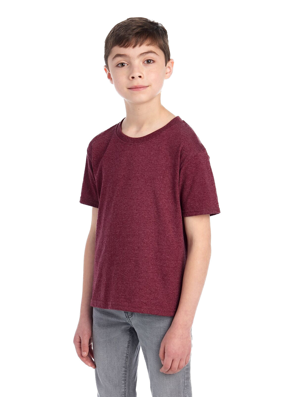 Youth DRI-POWER® ACTIVE T-Shirt - Vintage Heather Maroon