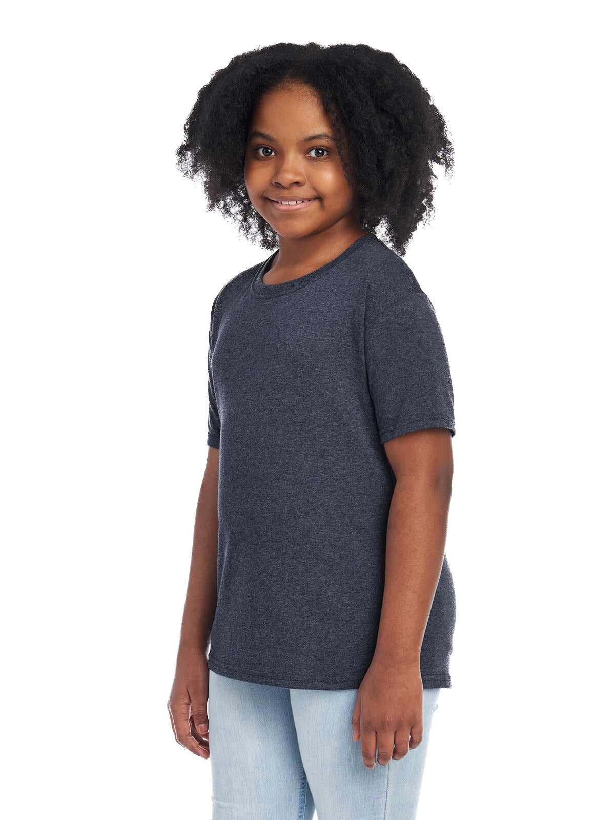 Youth DRI-POWER® ACTIVE T-Shirt - Vintage Heather Navy