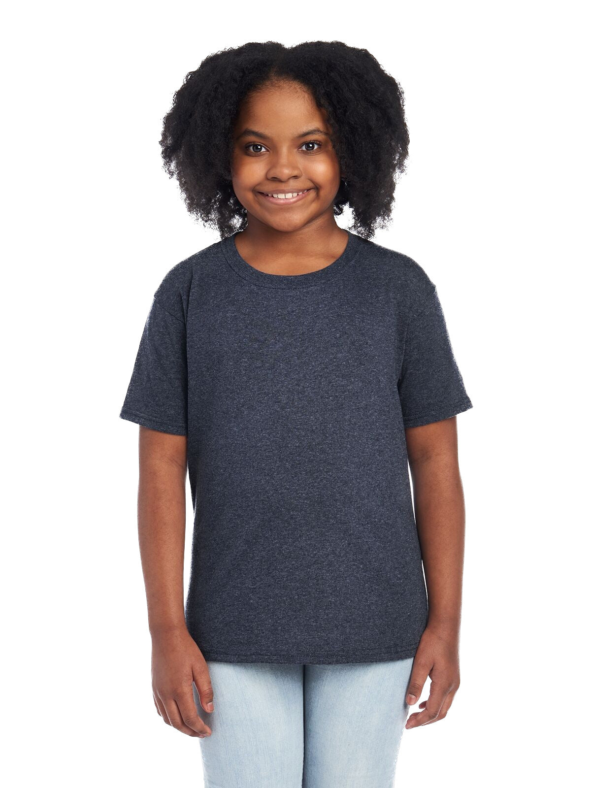Youth DRI-POWER® ACTIVE T-Shirt - Vintage Heather Navy