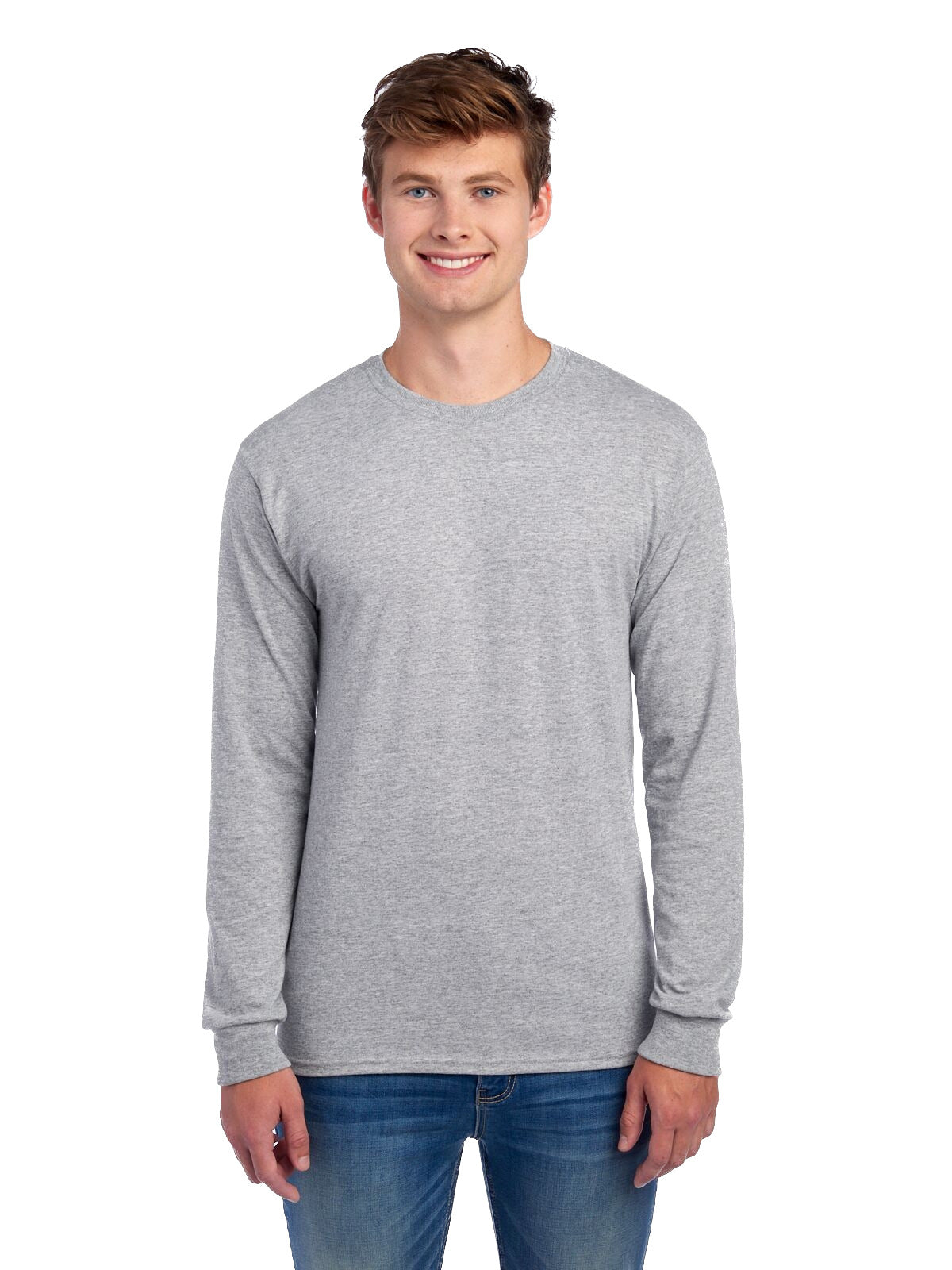 Unisex DRI-POWER® ACTIVE Long-Sleeve T-Shirt - Athletic Heather