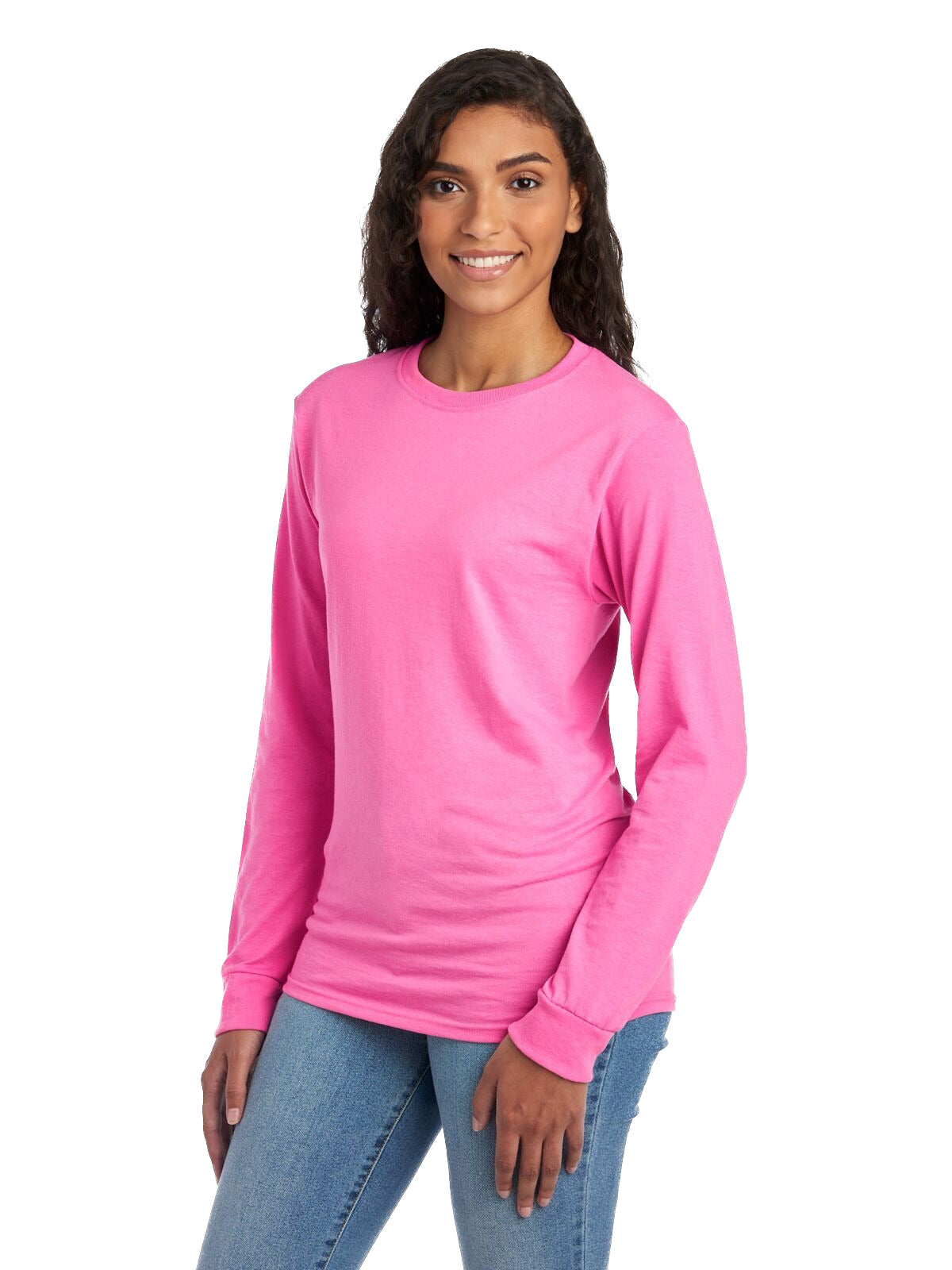 Unisex DRI-POWER® ACTIVE Long-Sleeve T-Shirt - Azalea
