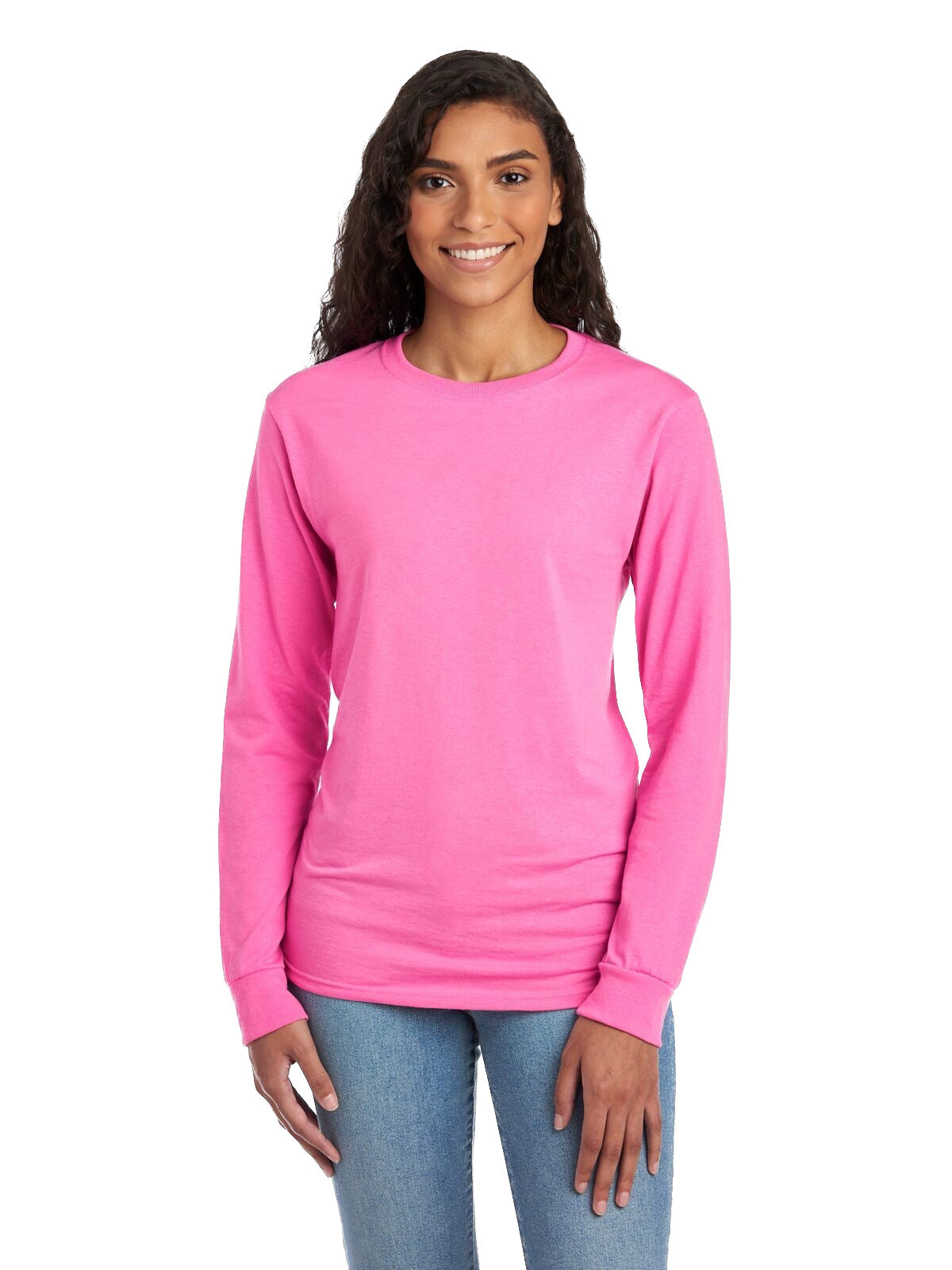 Unisex DRI-POWER® ACTIVE Long-Sleeve T-Shirt - Azalea