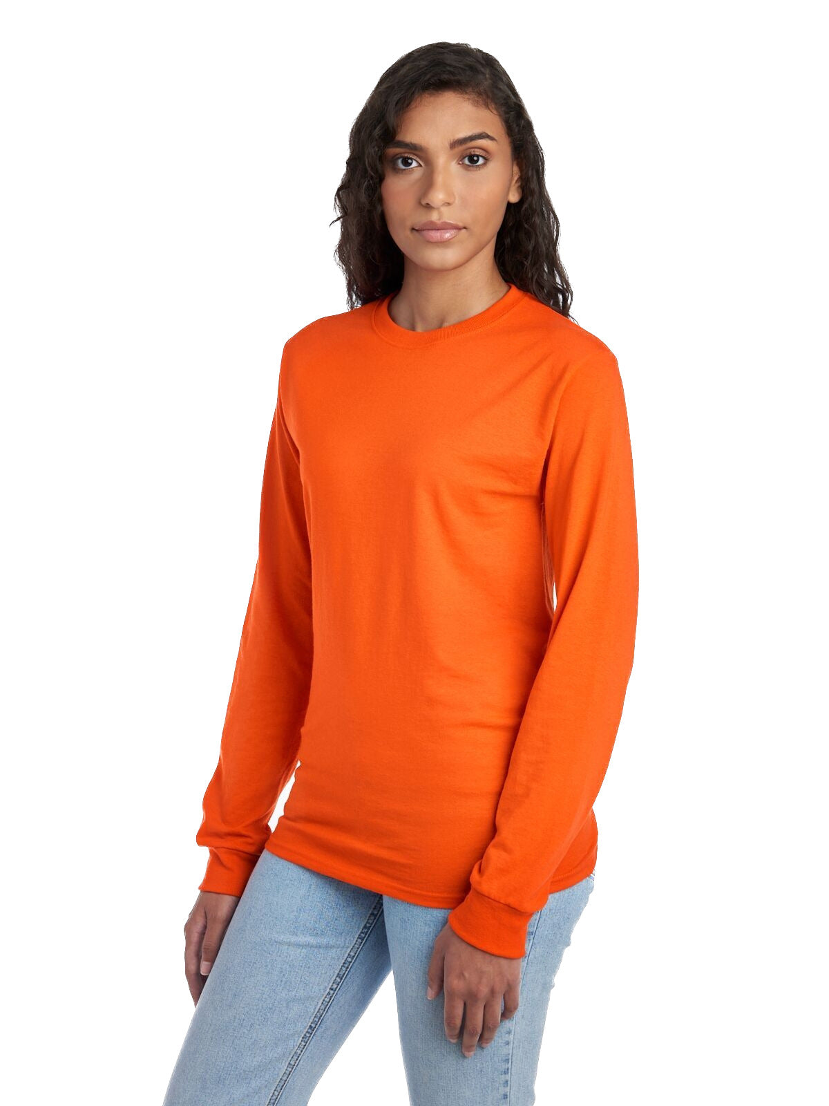 Unisex DRI-POWER® ACTIVE Long-Sleeve T-Shirt - Burnt Orange