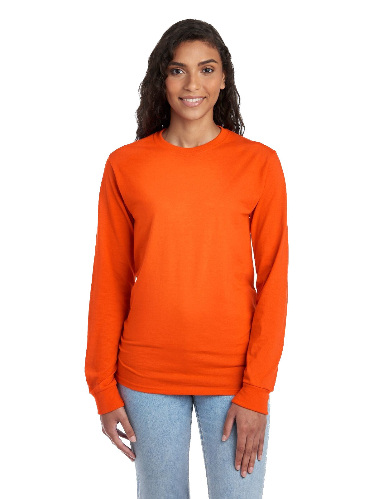 Unisex DRI-POWER® ACTIVE Long-Sleeve T-Shirt - Burnt Orange