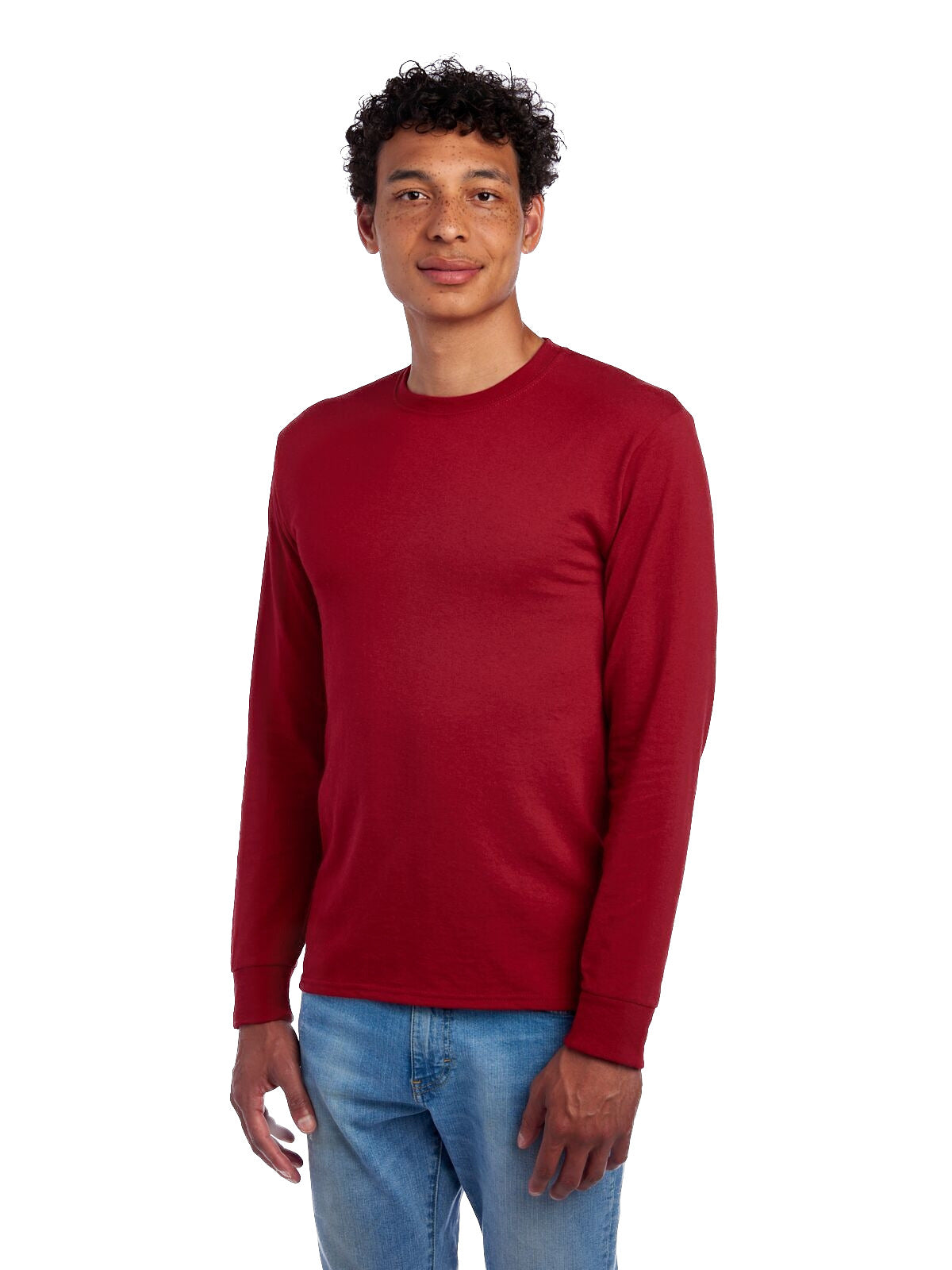 Unisex DRI-POWER® ACTIVE Long-Sleeve T-Shirt - Cardinal