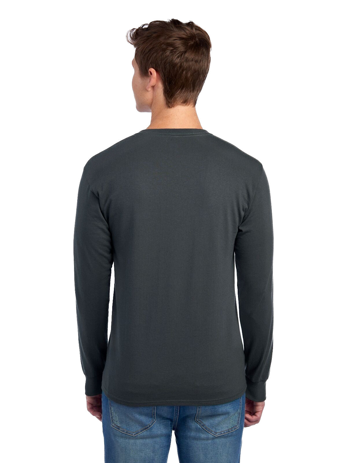 Unisex DRI-POWER® ACTIVE Long-Sleeve T-Shirt - Charcoal Gray