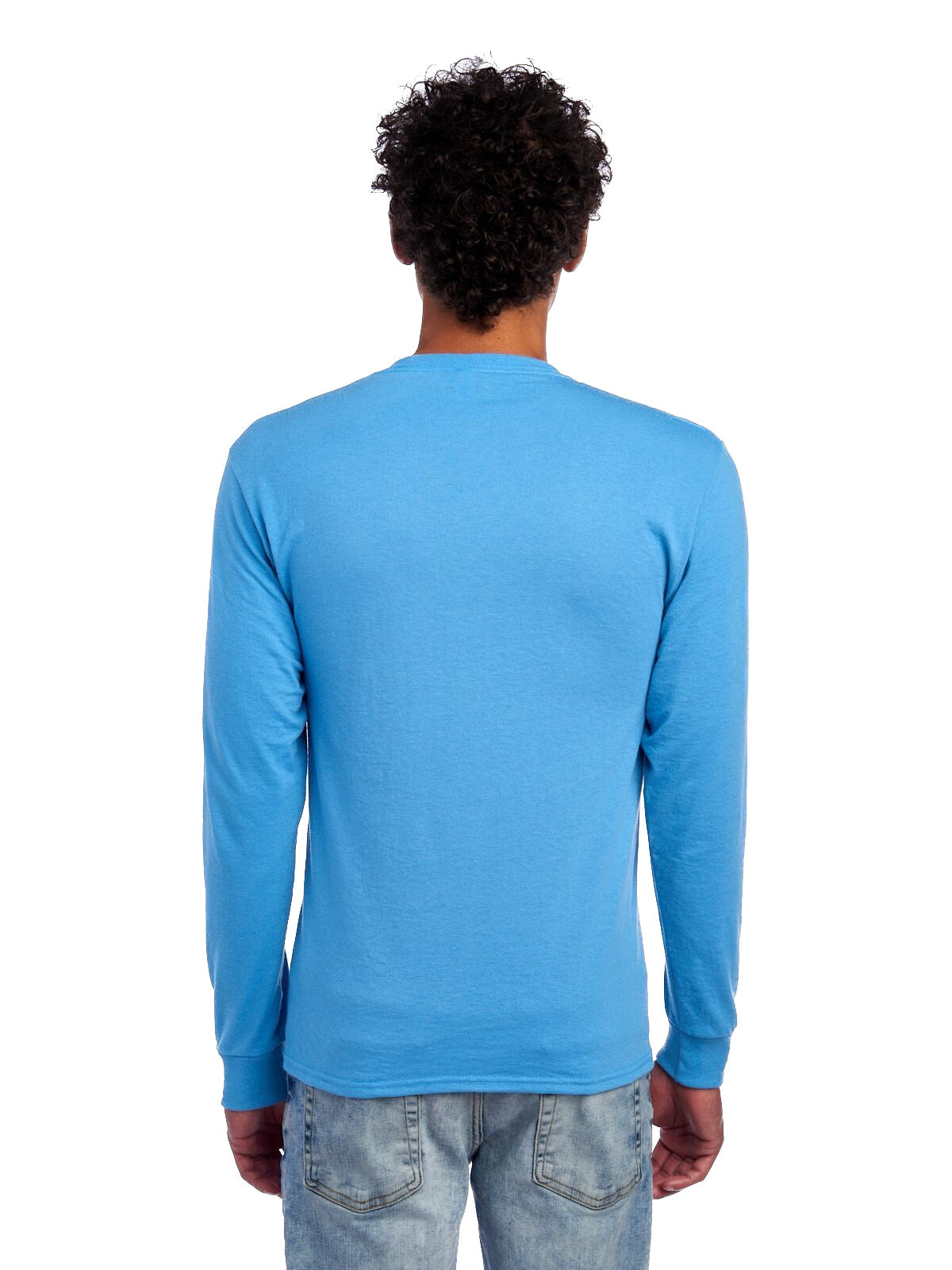 Unisex DRI-POWER® ACTIVE Long-Sleeve T-Shirt - Columbia Blue