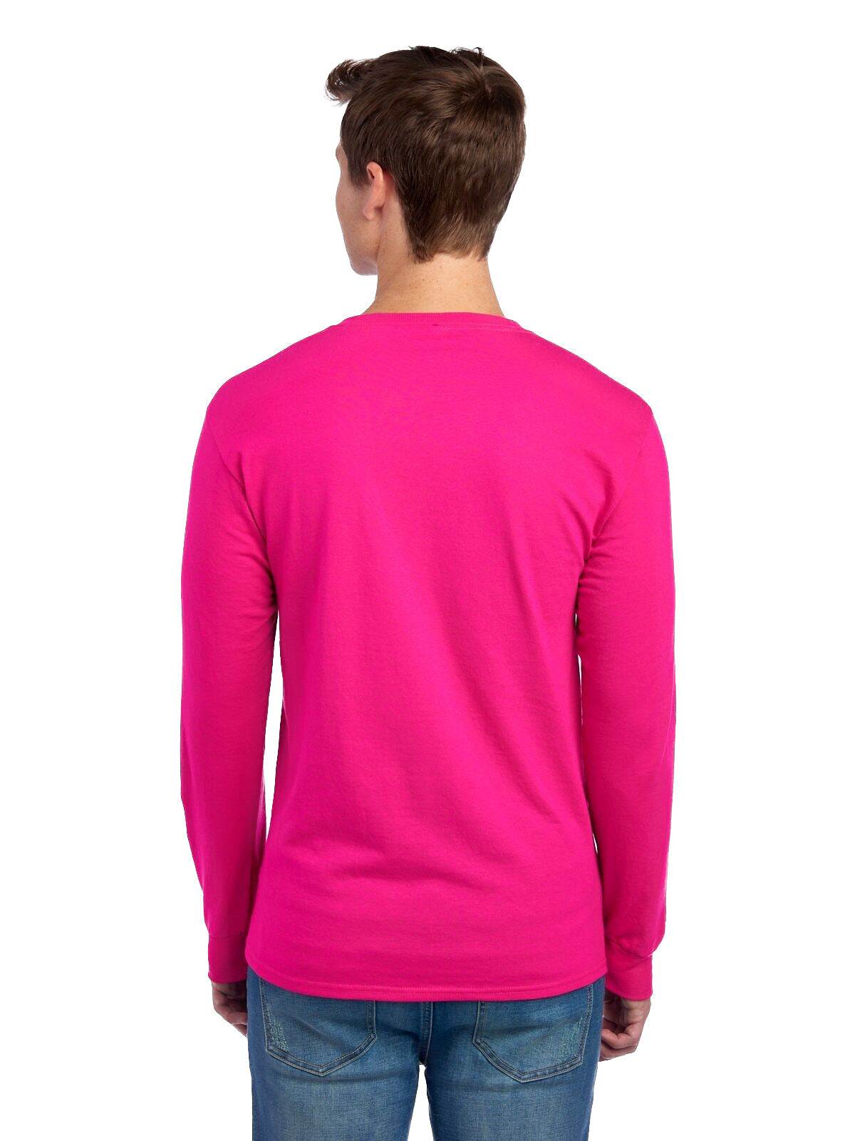 Unisex DRI-POWER® ACTIVE Long-Sleeve T-Shirt - Cyber Pink