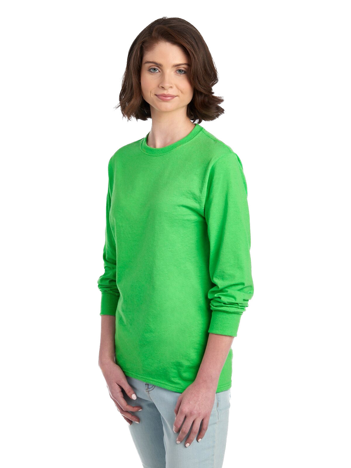 Unisex DRI-POWER® ACTIVE Long-Sleeve T-Shirt - Kiwi