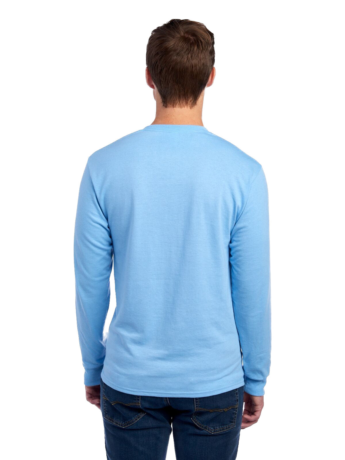 Unisex DRI-POWER® ACTIVE Long-Sleeve T-Shirt - Light Blue