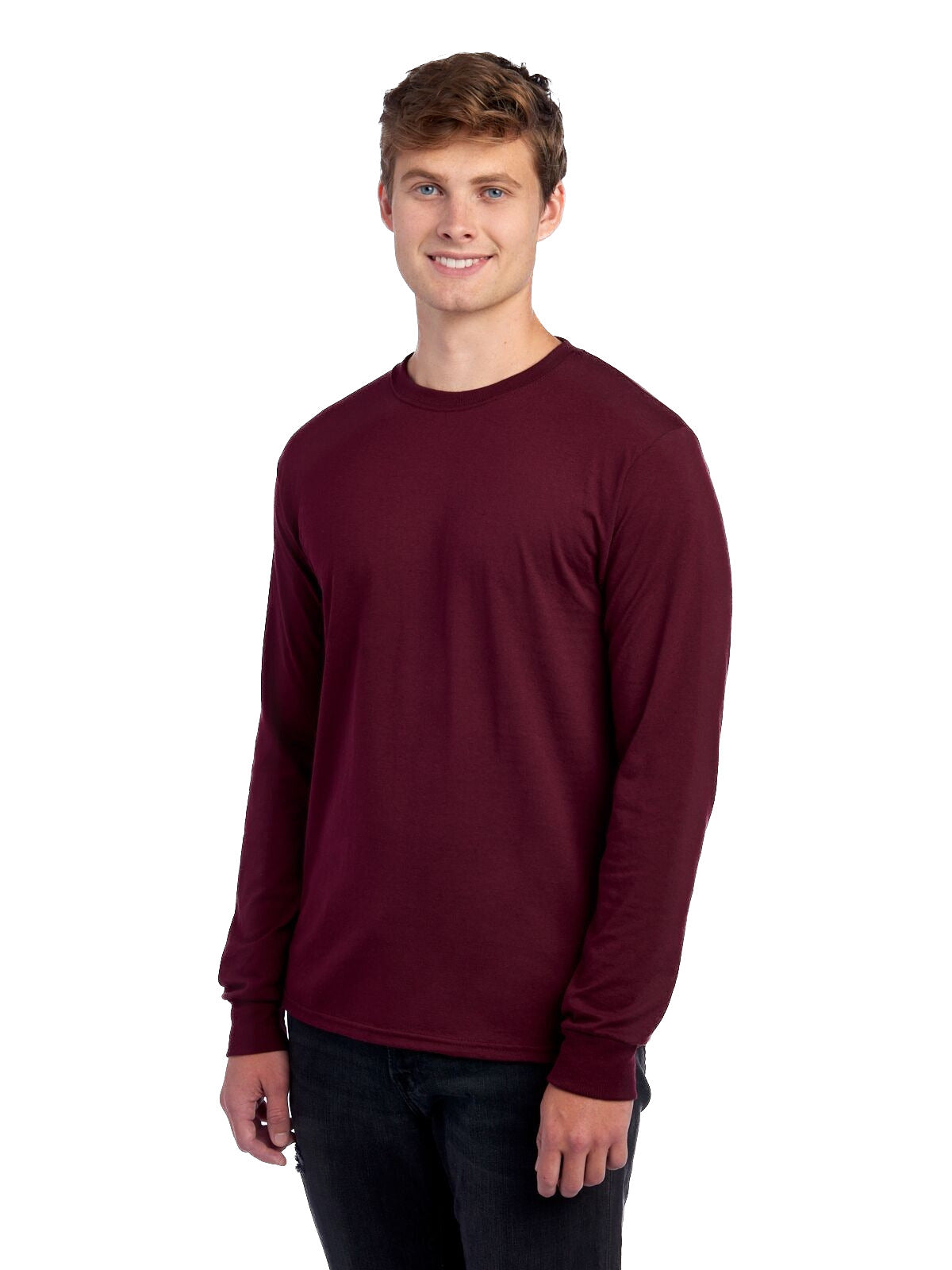 Unisex DRI-POWER® ACTIVE Long-Sleeve T-Shirt - Maroon