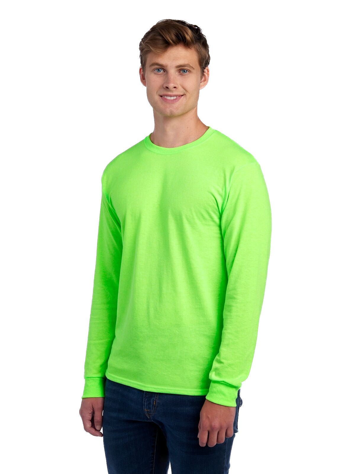 Unisex DRI-POWER® ACTIVE Long-Sleeve T-Shirt - Neon Green