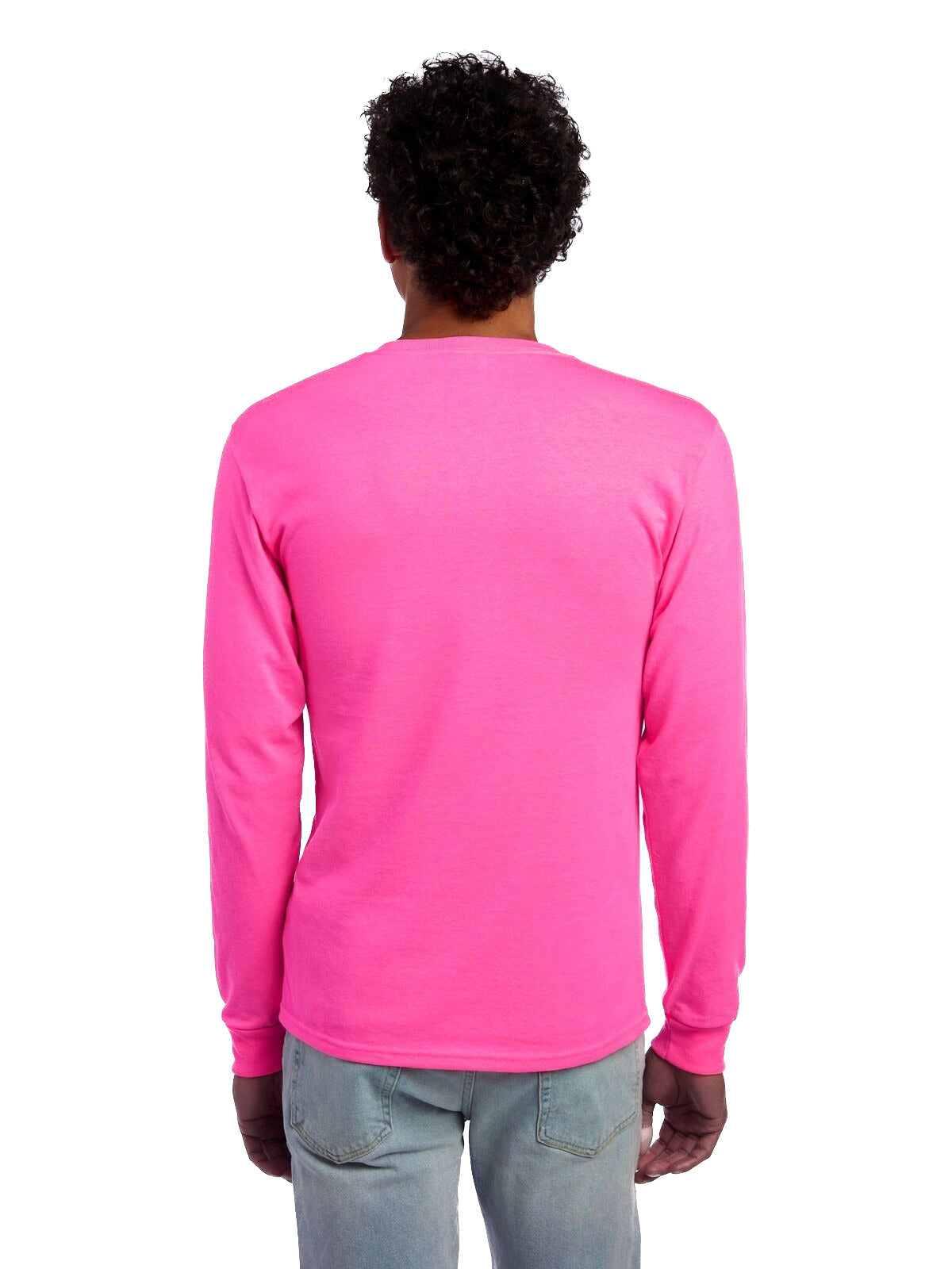 Unisex DRI-POWER® ACTIVE Long-Sleeve T-Shirt - Neon Pink