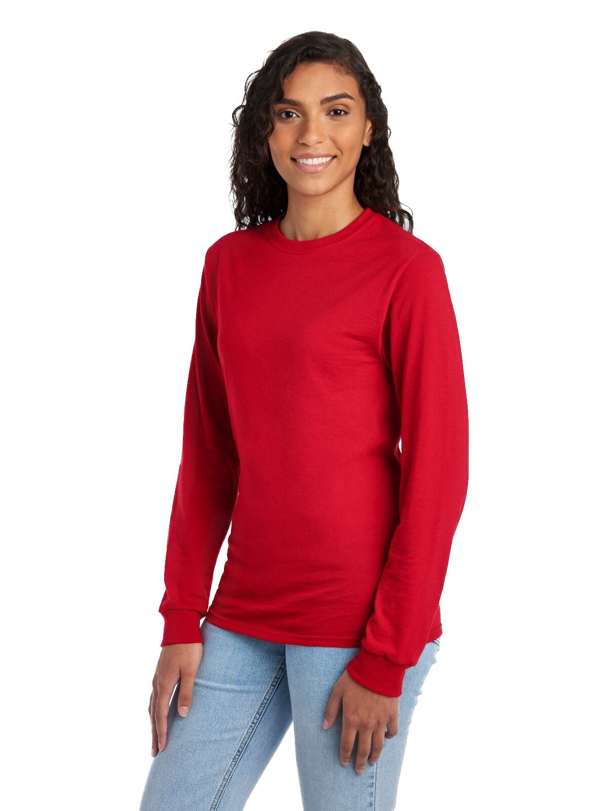 Unisex DRI-POWER® ACTIVE Long-Sleeve T-Shirt - True Red