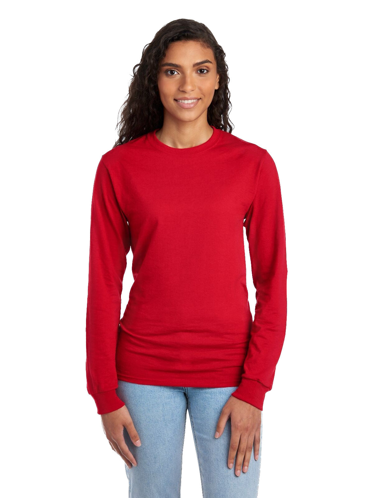 Unisex DRI-POWER® ACTIVE Long-Sleeve T-Shirt - True Red