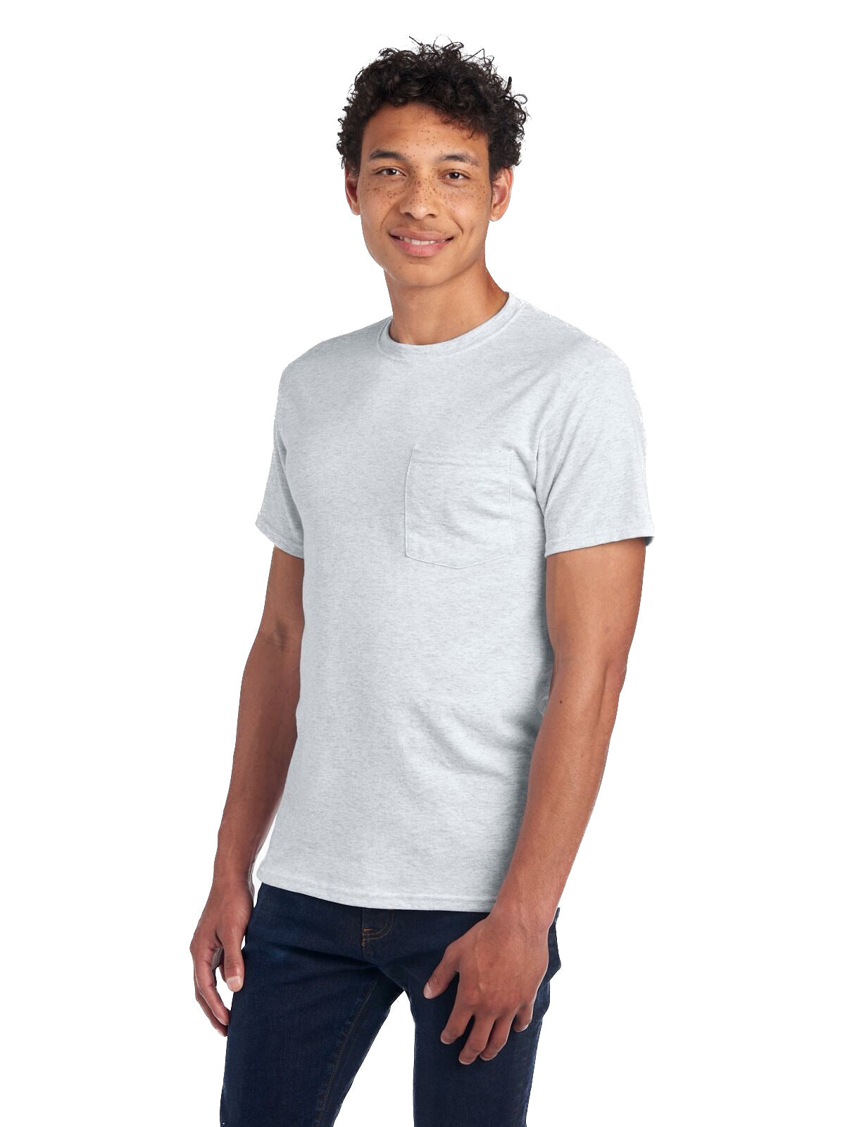Unisex DRI-POWER® ACTIVE Pocket T-Shirt - Ash