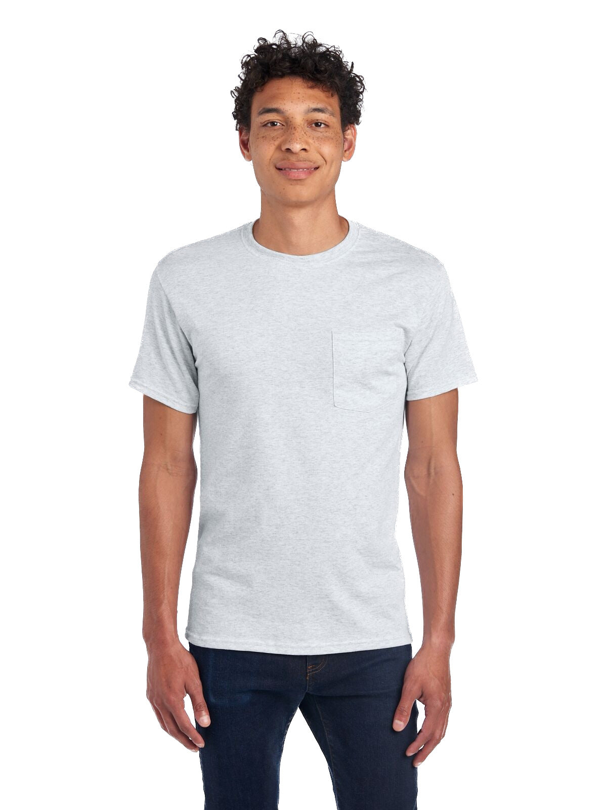 Unisex DRI-POWER® ACTIVE Pocket T-Shirt - Ash