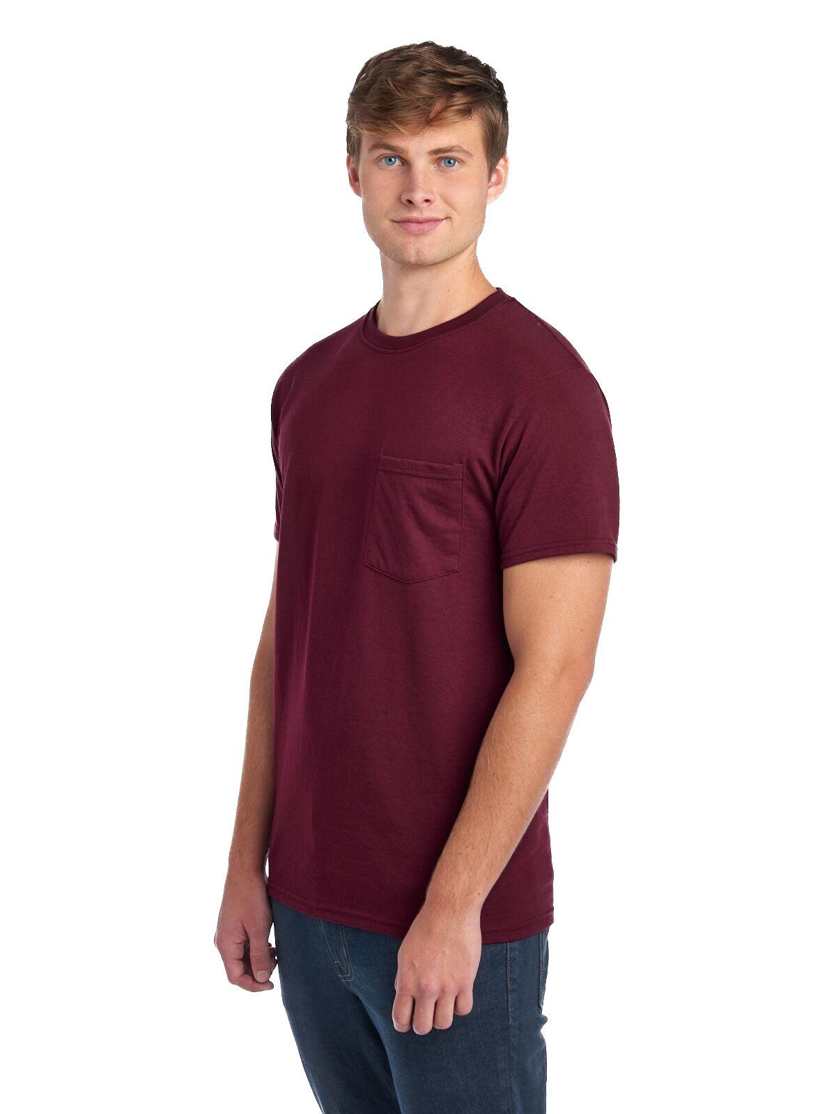 Unisex DRI-POWER® ACTIVE Pocket T-Shirt - Maroon
