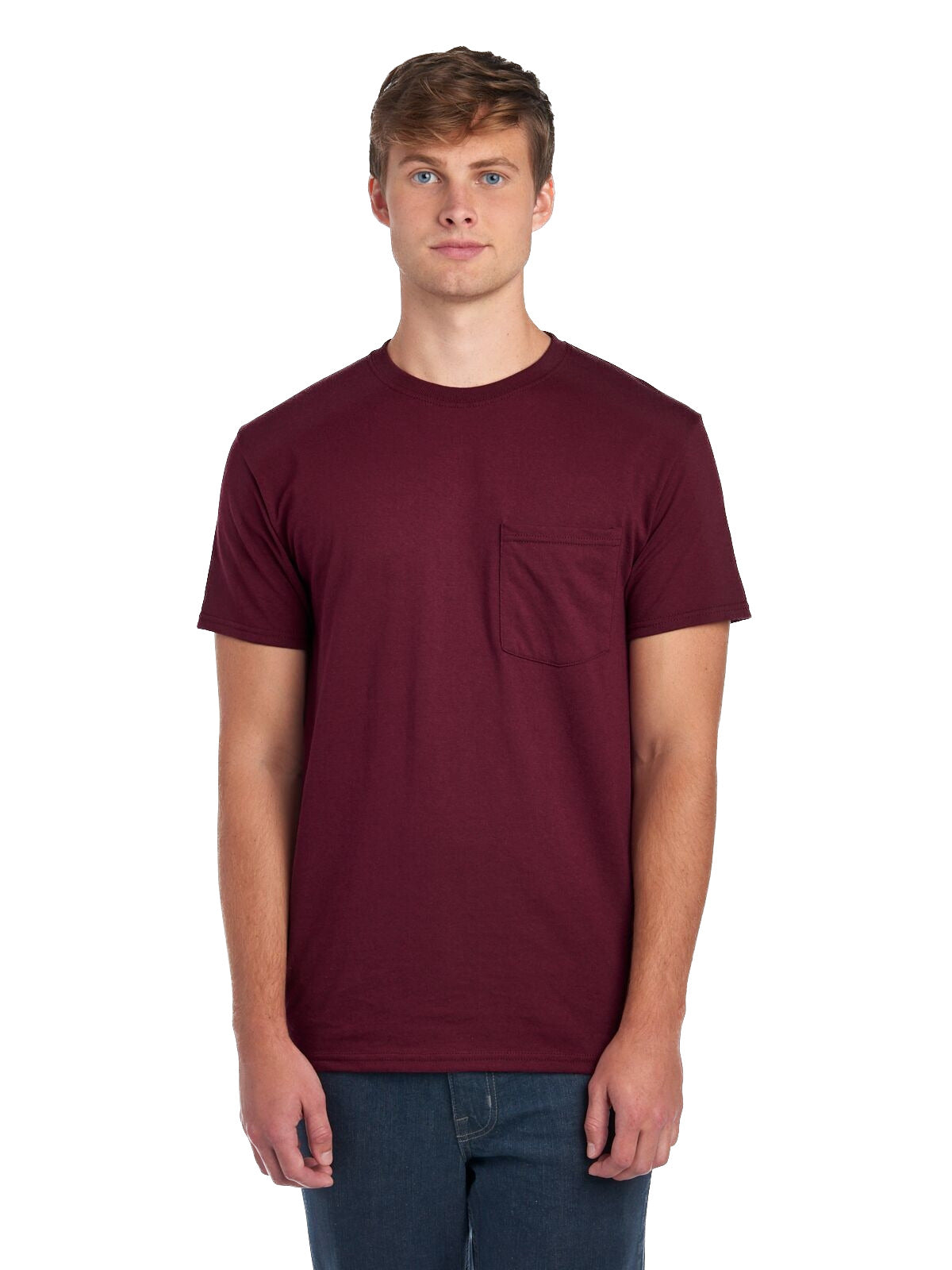 Unisex DRI-POWER® ACTIVE Pocket T-Shirt - Maroon