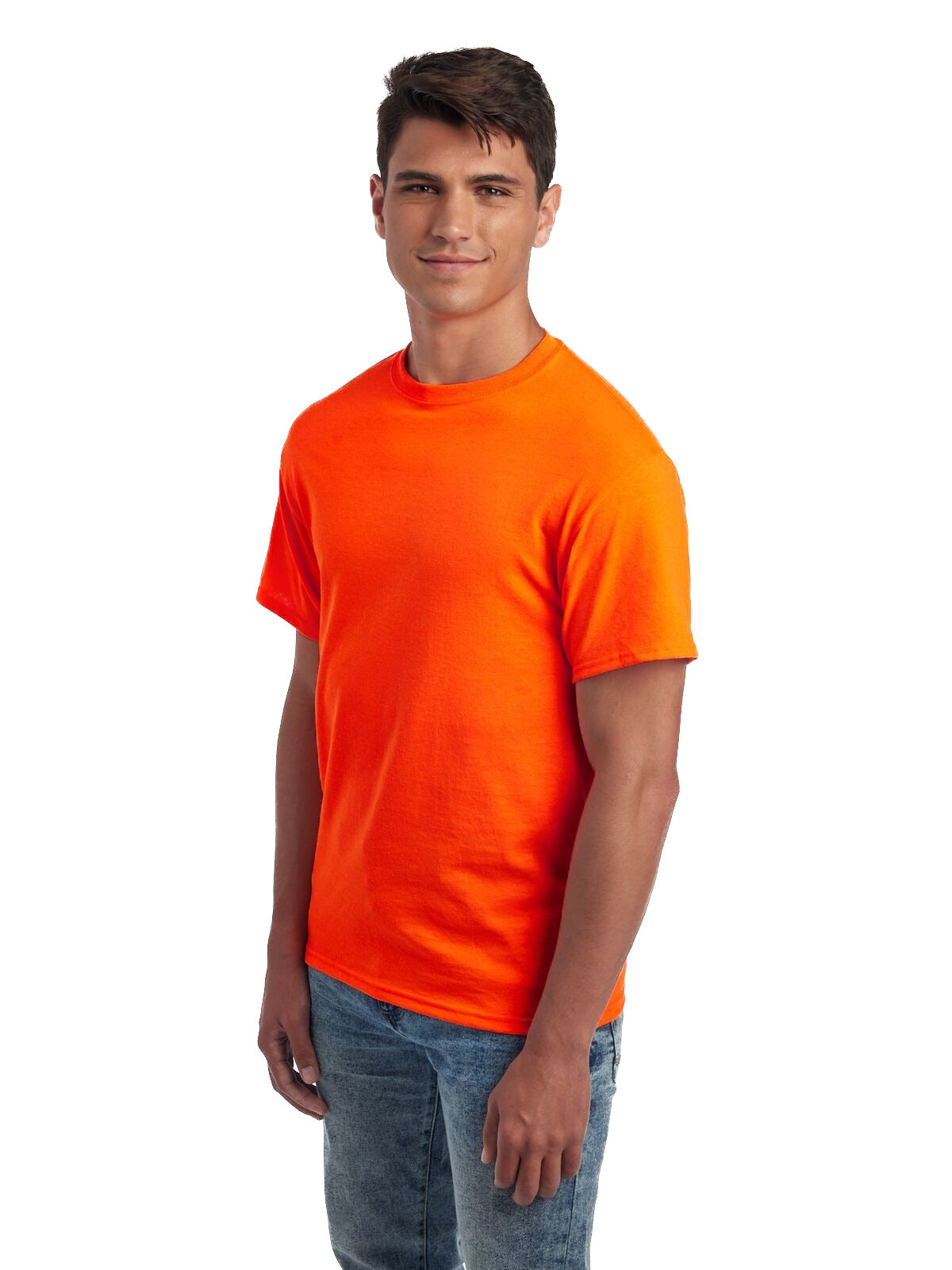 Unisex DRI-POWER® ACTIVE T-Shirt - High Viz Safety Orange