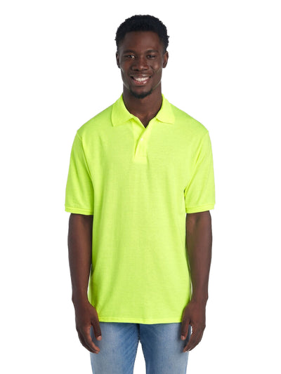 Unisex SpotShield™ Jersey Polo - High Viz Safety Green