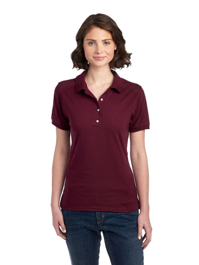 Women's SpotShield��� Jersey Polo - Maroon
