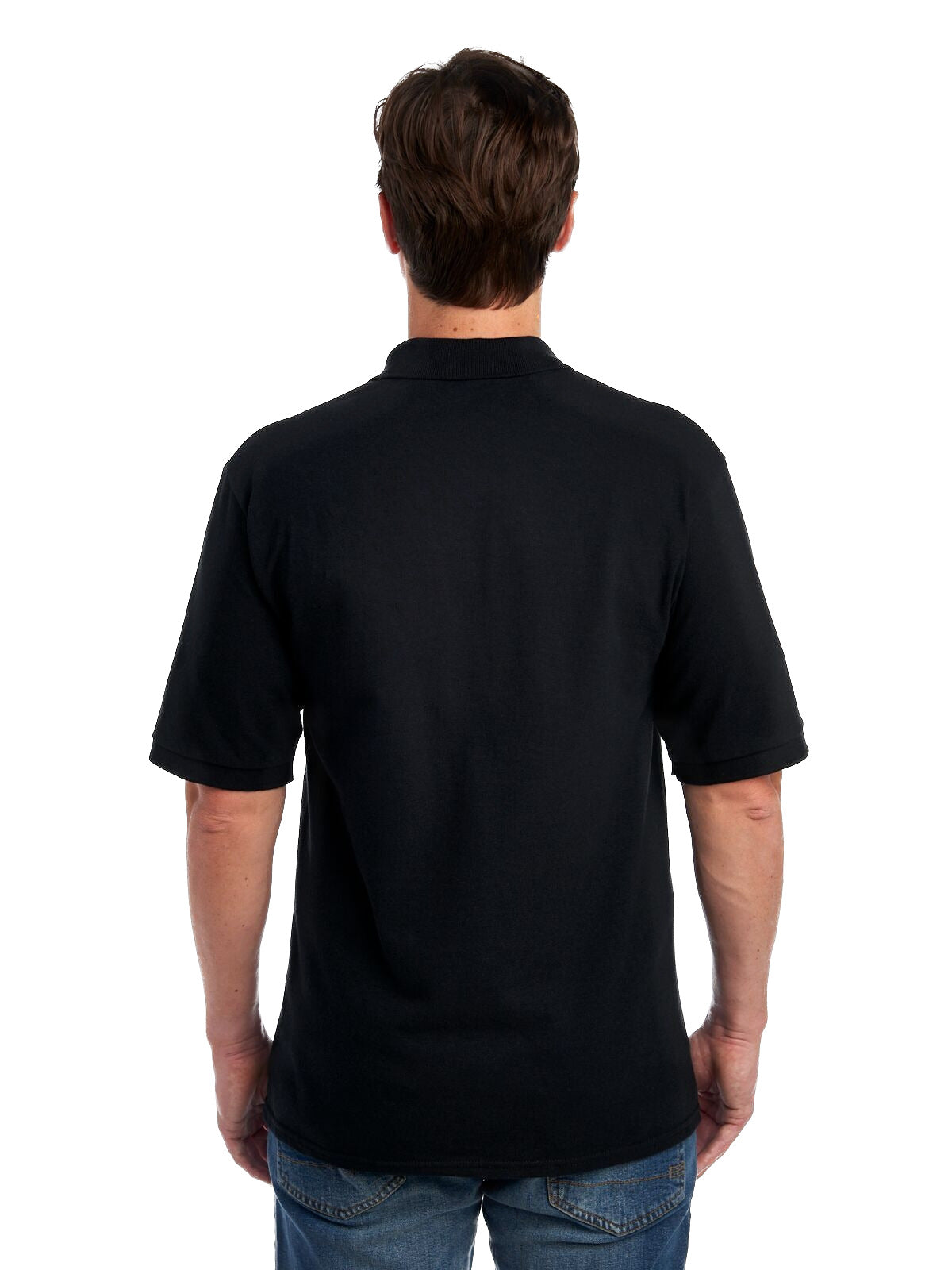 Unisex Premium 100% Ringspun Cotton Piqué Polo - Black