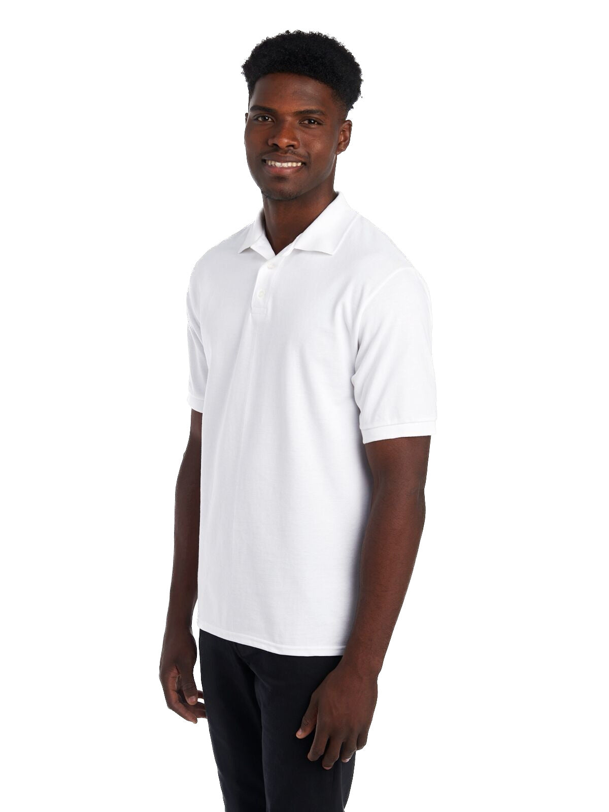 Unisex Premium 100% Ringspun Cotton Piqué Polo - White