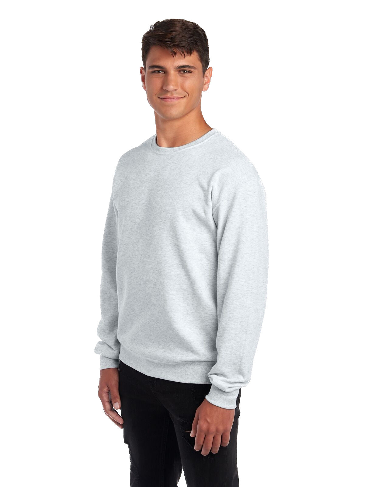 Unisex NuBlend® Fleece Crew - Ash