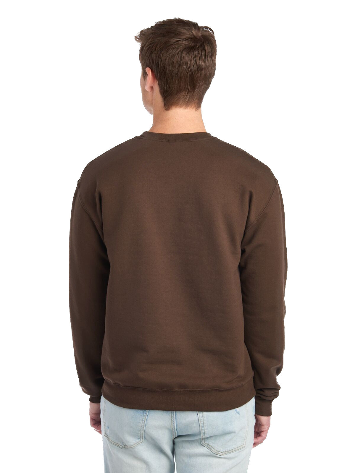 Unisex NuBlend® Fleece Crew - Chocolate