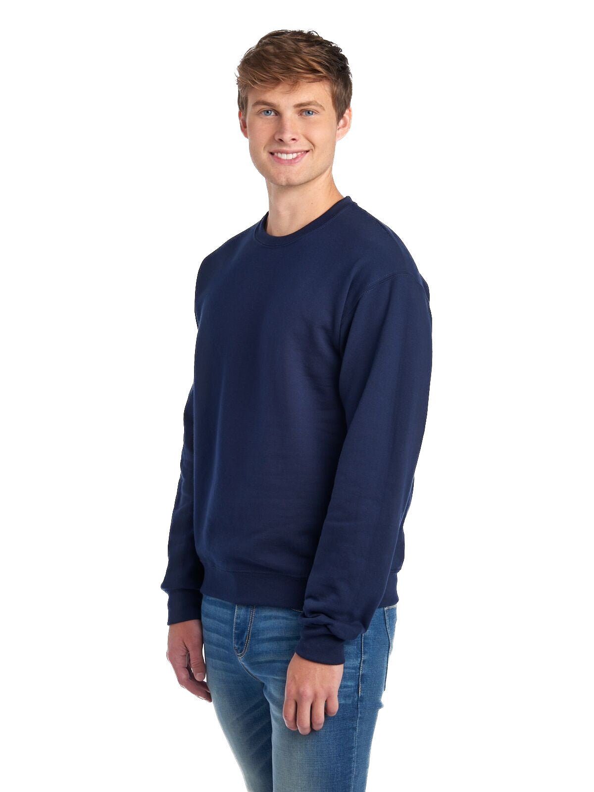 Unisex NuBlend® Fleece Crew - J Navy